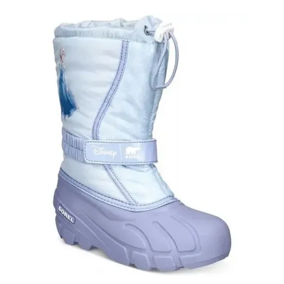 Disney Sorel youth Flurry Elsa Frozen 2 Snow Boots Size 1