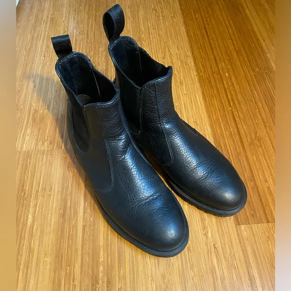 Doc Martens 2976 Black Leather Chelsea Boot Mens 10