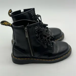 Dr. Martens 1460 ELS  6 M 7 L Black Smooth Zipper Boots