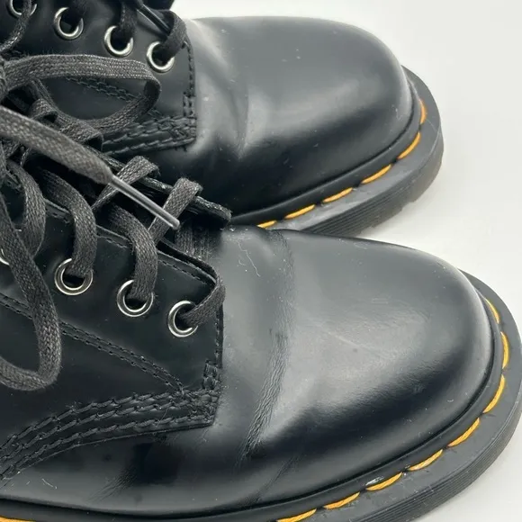 Dr. Martens 1460 ELS  6 M 7 L Black Smooth Zipper Boots
