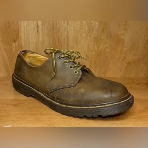 Dr Martens 1561 Made In England 4 Eye Men Size 11 Brown Leather Boots Shoes