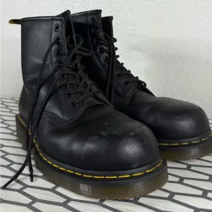 Dr. Martens Black Leather Boots (steel toe 1919)