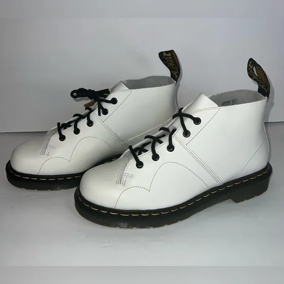 Dr Martens Chukka Boots M10/W11 White Bone Church Vintage Monkey‎ Retro Shoe