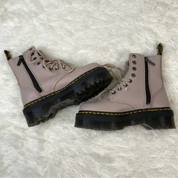 Dr. Martens Jadon III Boot Pisa Leather Platforms Size 5 Men / Size 6 Women
