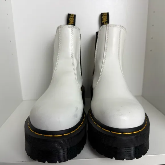 Dr. Martens - Leather Platform Chelsea Boots - Size EU 39