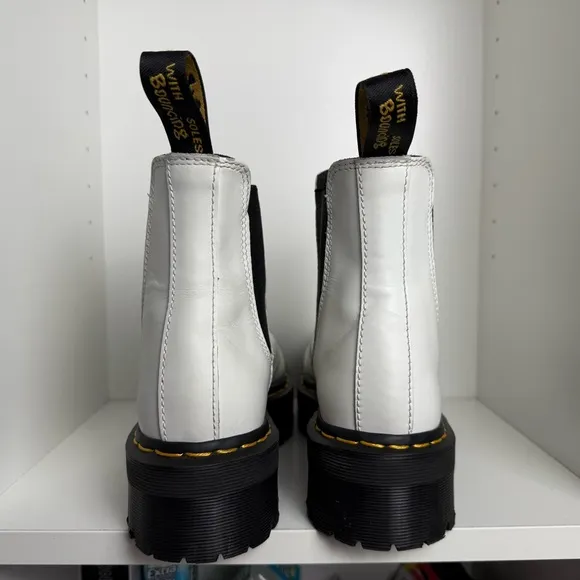 Dr. Martens - Leather Platform Chelsea Boots - Size EU 39