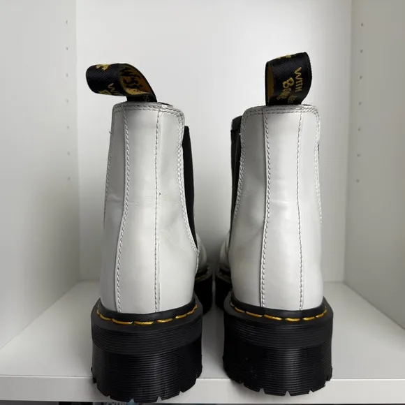Dr. Martens - Leather Platform Chelsea Boots - Size EU 39