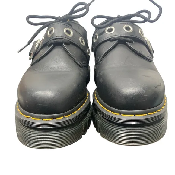 Dr. Martens Oxford Shoes Womens Size 11 L US Audrick 3IS HDW Black Leather