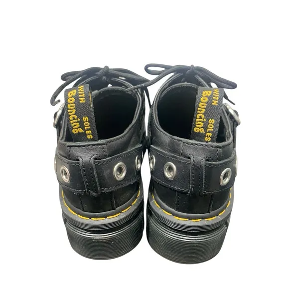 Dr. Martens Oxford Shoes Womens Size 11 L US Audrick 3IS HDW Black Leather