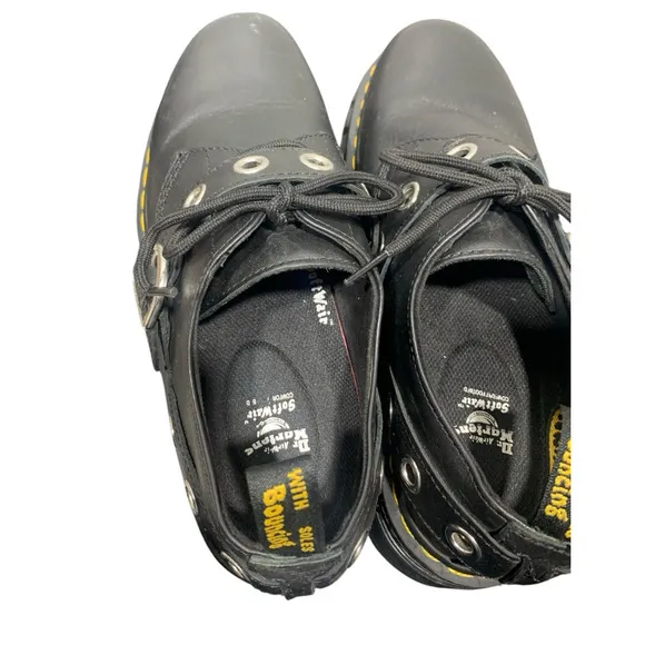 Dr. Martens Oxford Shoes Womens Size 11 L US Audrick 3IS HDW Black Leather