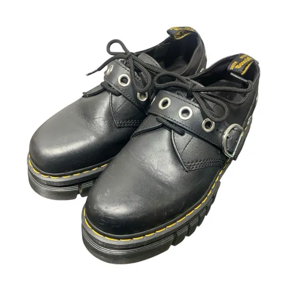 Dr. Martens Oxford Shoes Womens Size 11 L US Audrick 3IS HDW Black Leather