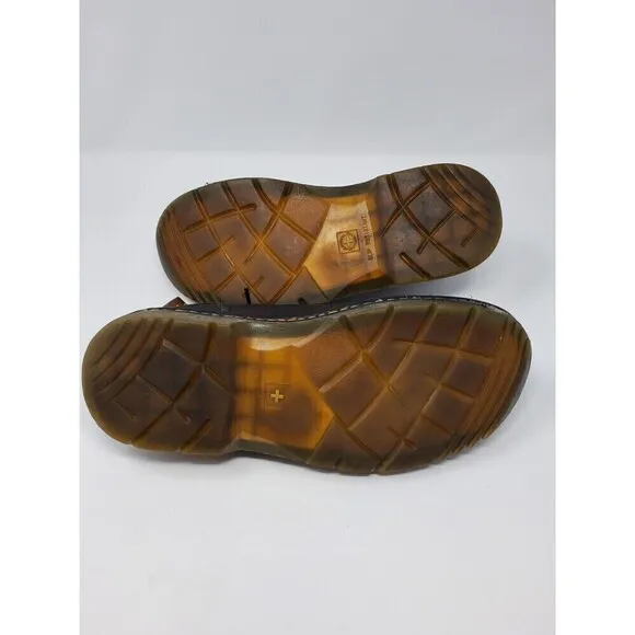 DR. MARTENS SUSSEX AIR WAIR CHUKKA BOOTS BROWN MEN US 9 EU 42 SLIP RESISTANT
