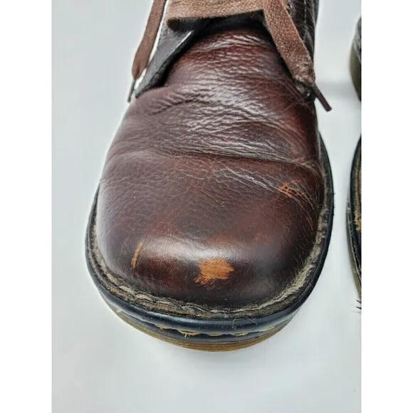 DR. MARTENS SUSSEX AIR WAIR CHUKKA BOOTS BROWN MEN US 9 EU 42 SLIP RESISTANT