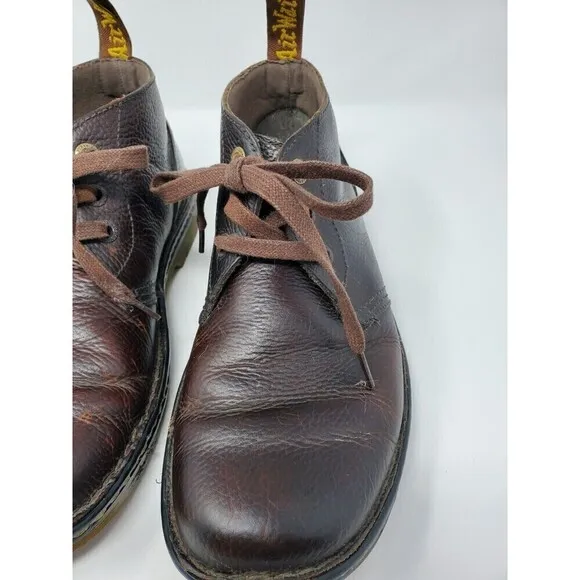 DR. MARTENS SUSSEX AIR WAIR CHUKKA BOOTS BROWN MEN US 9 EU 42 SLIP RESISTANT