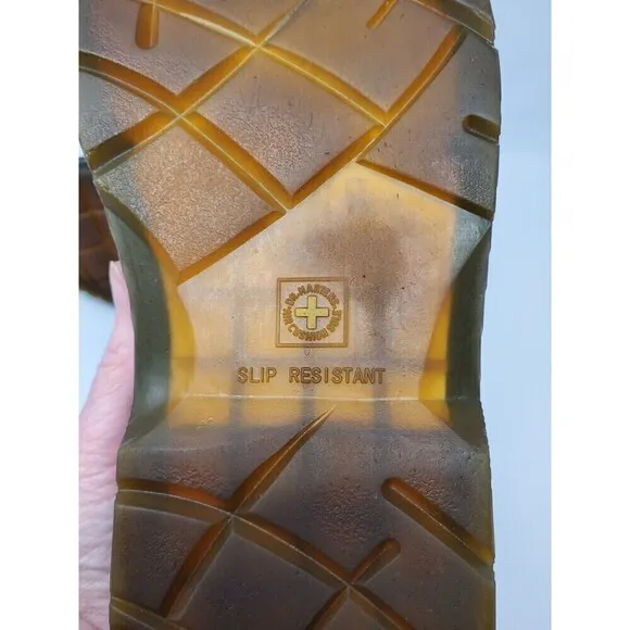 DR. MARTENS SUSSEX AIR WAIR CHUKKA BOOTS BROWN MEN US 9 EU 42 SLIP RESISTANT
