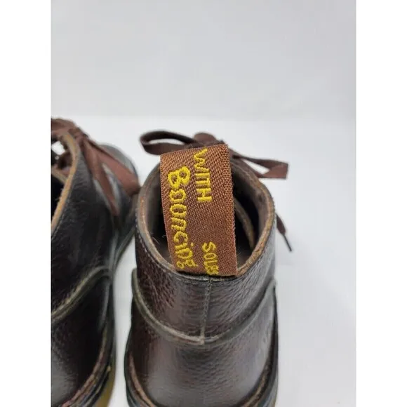 DR. MARTENS SUSSEX AIR WAIR CHUKKA BOOTS BROWN MEN US 9 EU 42 SLIP RESISTANT