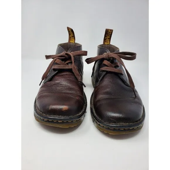 DR. MARTENS SUSSEX AIR WAIR CHUKKA BOOTS BROWN MEN US 9 EU 42 SLIP RESISTANT