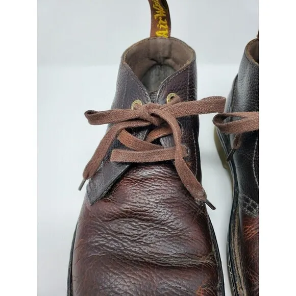 DR. MARTENS SUSSEX AIR WAIR CHUKKA BOOTS BROWN MEN US 9 EU 42 SLIP RESISTANT