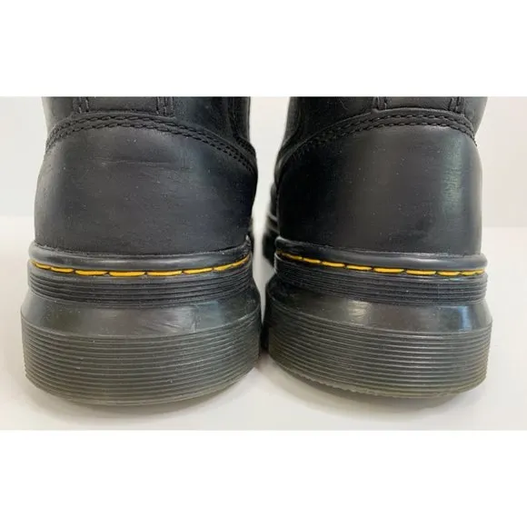 Dr. Martens Unisex Embury Black Leather Chelsea Boots US Size 11 Men 12 Lady
