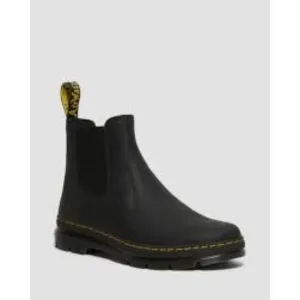 Dr. Martens Unisex Embury Black Leather Chelsea Boots US Size 11 Men 12 Lady