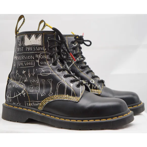 Dr. Martens Women's 1460 LIMITED EDITION Jean-Michel Basquiat II Artwork Size 9