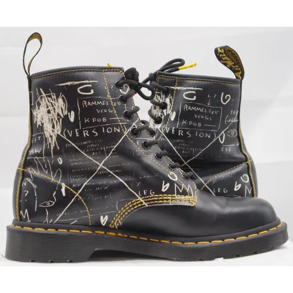 Dr. Martens Women's 1460 LIMITED EDITION Jean-Michel Basquiat II Artwork Size 9