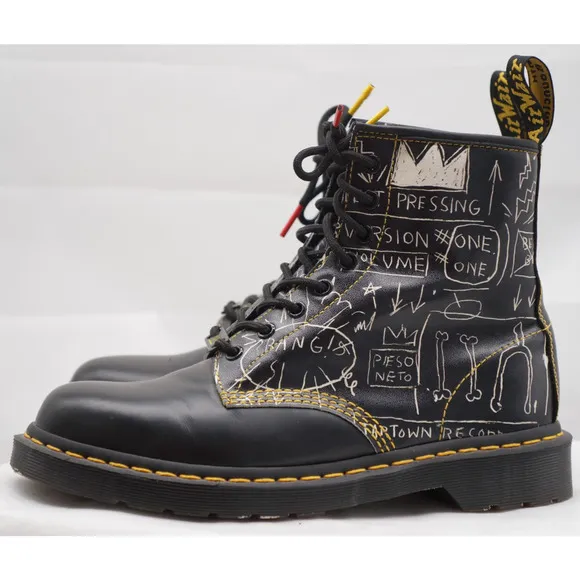 Dr. Martens Women's 1460 LIMITED EDITION Jean-Michel Basquiat II Artwork Size 9