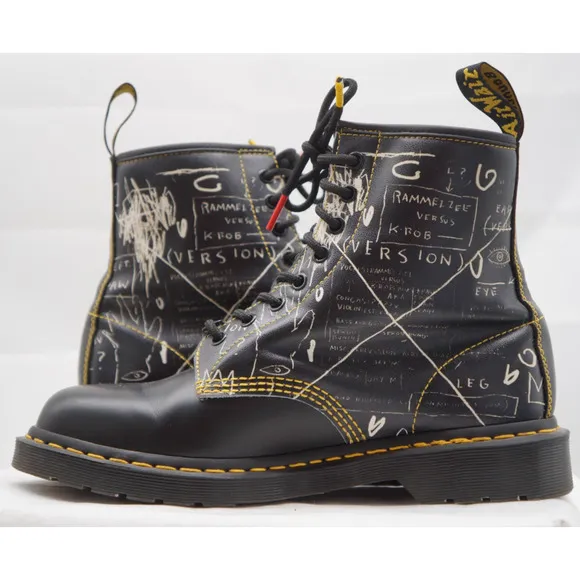 Dr. Martens Women's 1460 LIMITED EDITION Jean-Michel Basquiat II Artwork Size 9