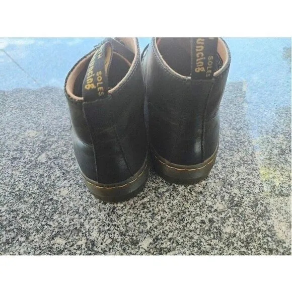 Dr Martens Doc Cabrillo Black Leather Chukka Lace Up Boots Shoes Men Sz 9M US/42