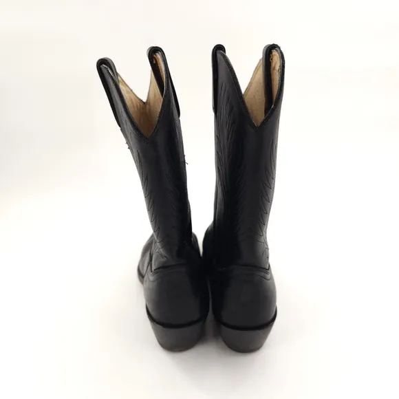 DURANGO Cowboy Boots Men Size 10 D Black DB560 Leather Western