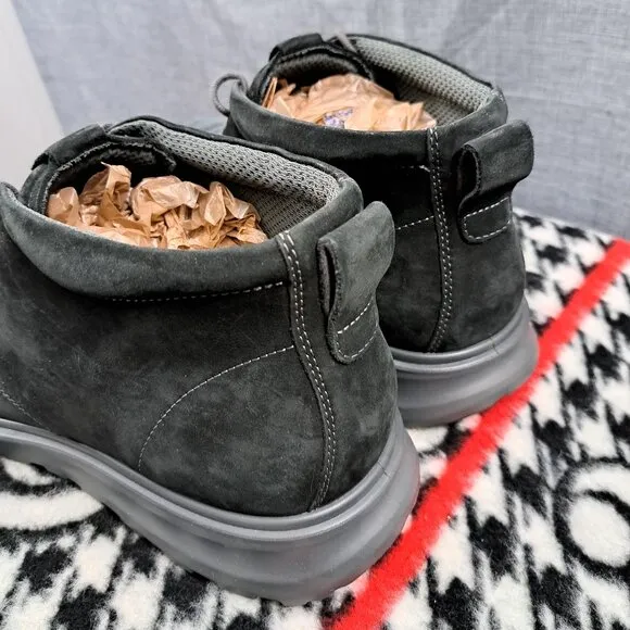 ECCO Boots Men Suede Black Size 12 - 12.5