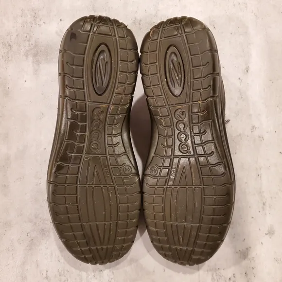 Ecco Vegetable Tanned Laceup Leather Shoes Men's Size 11