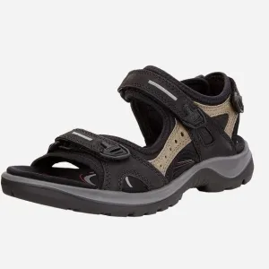 Ecco Women’s Yucatan Sport OffRoad Sandal in Titanium Black Size EU 40