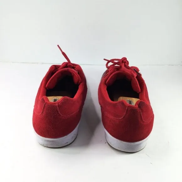 ES Swift 1.5 Skateboard Shoes Sneakers Men Size 12 Red Low-Top Lace-Up Round Toe