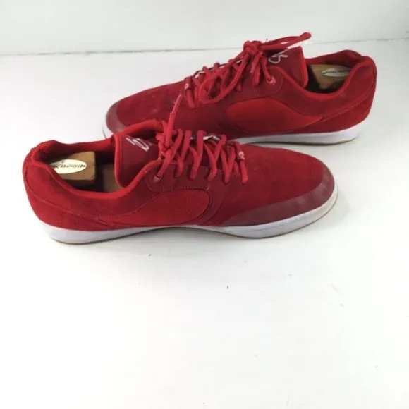 ES Swift 1.5 Skateboard Shoes Sneakers Men Size 12 Red Low-Top Lace-Up Round Toe