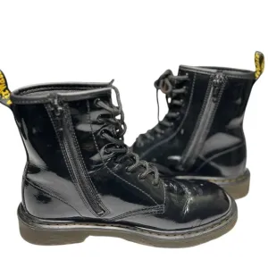 EUC Dr. Martens Women's 1460 Y Black Lace Up Combat Boots Women’s Sz 6 | Men 5