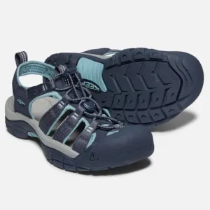 EUC Keen Women's Newport H2 Sandal Water Shoe Navy/Smoke Blue Size 8.5