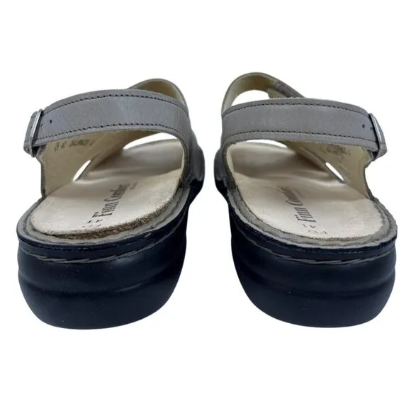 Finn Comfort Women's Gomera-S 82562 Taupe Leather German Sandals Size EU 41