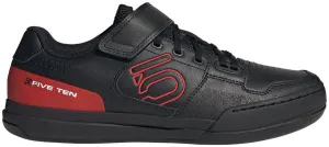 Five Ten Hellcat Mountain Clipless Shoes - Men's, Core Black/Red/FTWR White, 8