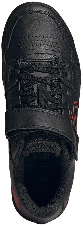 Five Ten Hellcat Mountain Clipless Shoes - Men's, Core Black/Red/FTWR White, 8