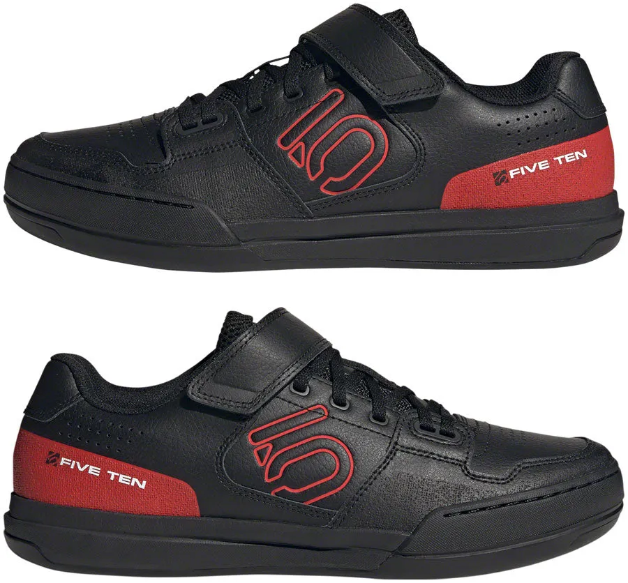 Five Ten Hellcat Mountain Clipless Shoes - Men's, Core Black/Red/FTWR White, 8