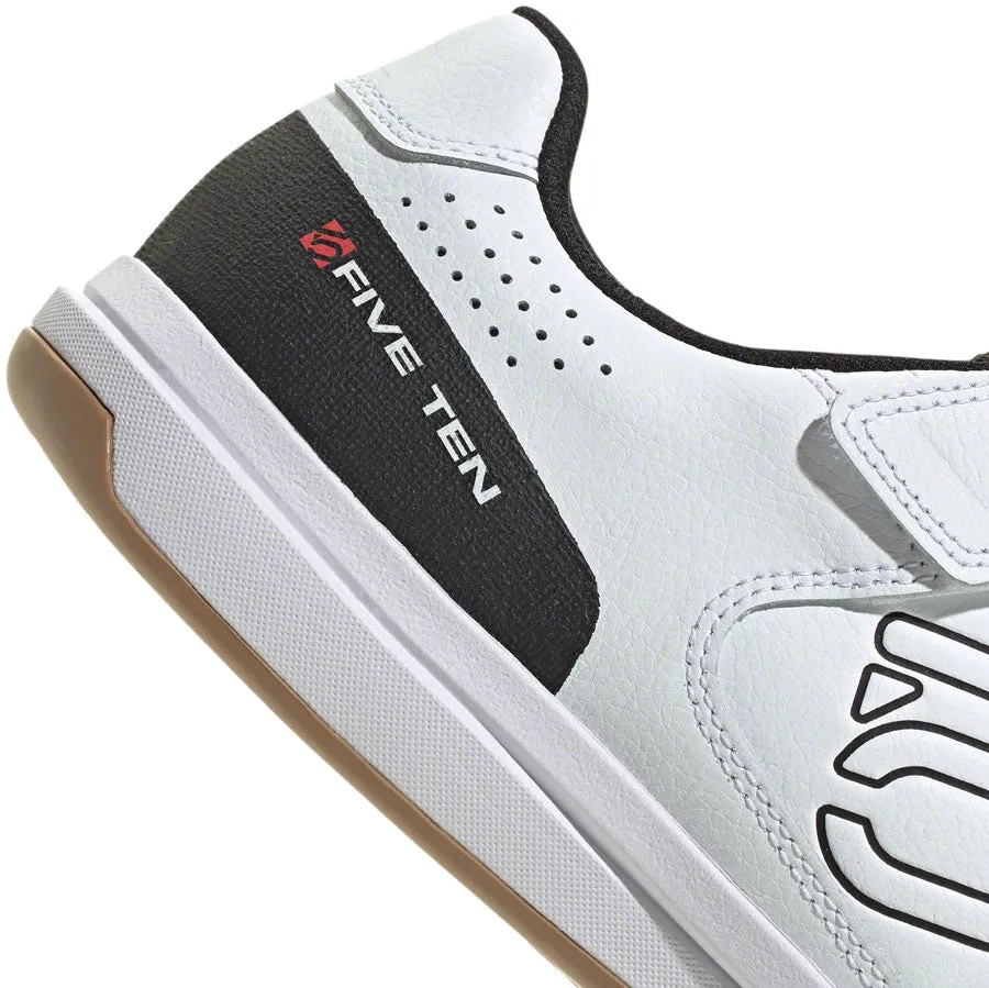 Five Ten Hellcat Mountain Clipless Shoes - Men's, FTWR White/Core Black/Red, 9