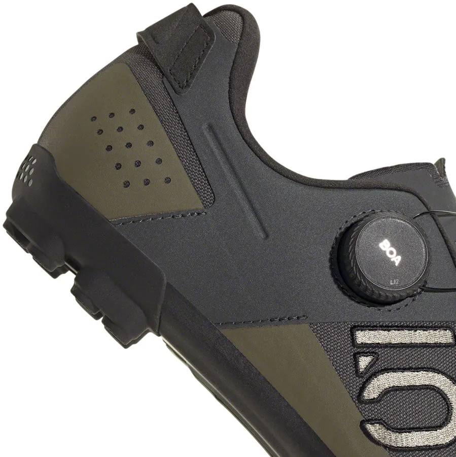 Five Ten Kestrel BOA Mountain Clipless Shoes - Men's, Gray Six/Silver Pebble/Olive Strata, 9.5