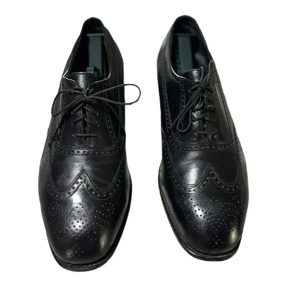 Florsheim Black Lexington Wingtip Oxford Size 10 Men’s Wingtip Oxford Shoes