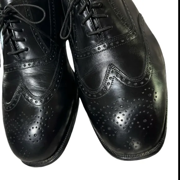 Florsheim Black Lexington Wingtip Oxford Size 10 Men’s Wingtip Oxford Shoes