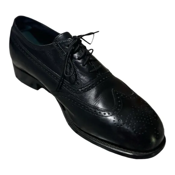 Florsheim Black Lexington Wingtip Oxford Size 10 Men’s Wingtip Oxford Shoes