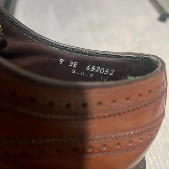 Florsheim Imperial 93602 Long Wing Bluchers Light Brown V-Cleat Size 9 3E