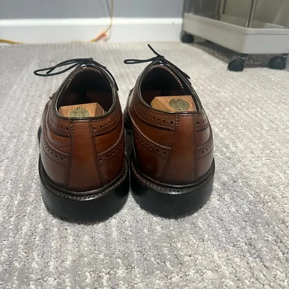Florsheim Imperial 93602 Long Wing Bluchers Light Brown V-Cleat Size 9 3E