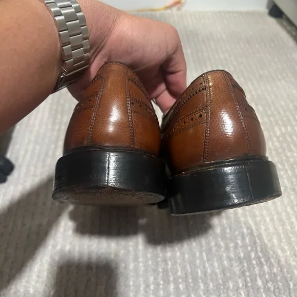 Florsheim Imperial 93602 Long Wing Bluchers Light Brown V-Cleat Size 9 3E