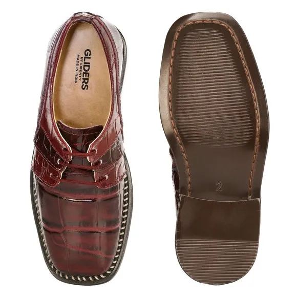 Fluky Leather Oxford Style Dress Shoes